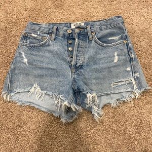Agolde Parker Denim Shorts